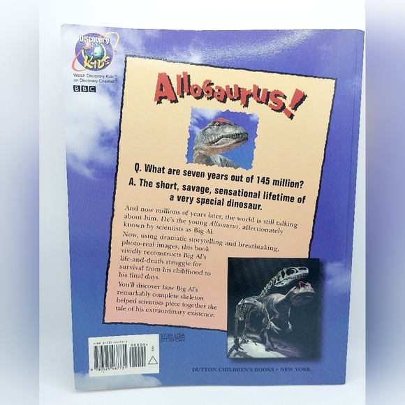 Allosaurus: The Life and Death of Big Al (Discovery Kids) - GOOD - Picture 2 of 6